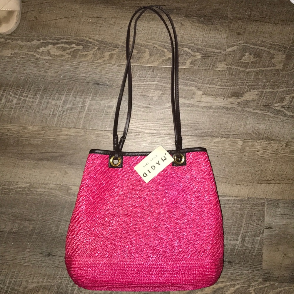 Magid paper woven purse